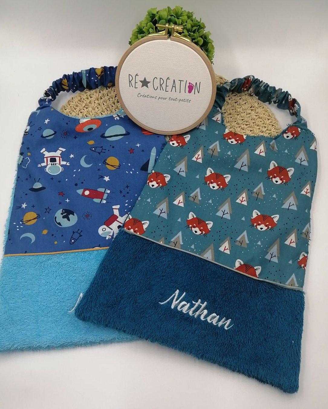 Bavoir serviette maternelle