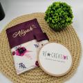 Carnet sante personnalise simili prune lapinou anemone