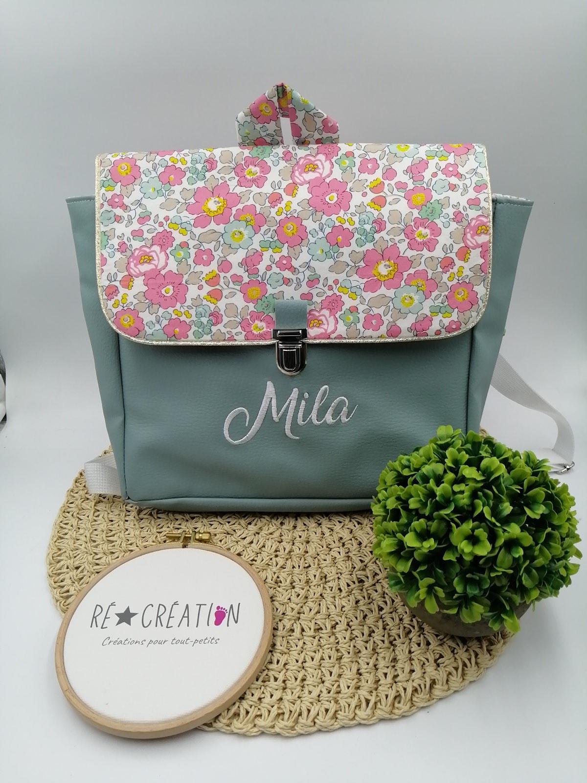 Cartable simili bleu glacier liberty cup cake