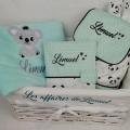 Coffret naissance panda vert d eau 2