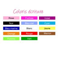 Coloris ecriture tetine 