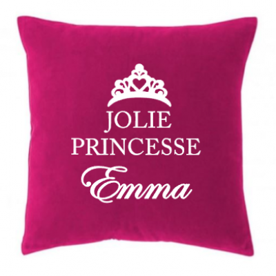 Coussin jolie princesse