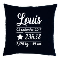 Coussin naissance etoile