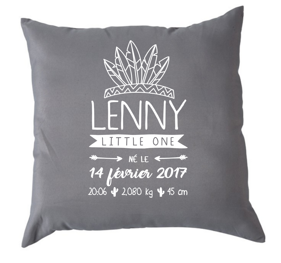 Coussin naissance indien
