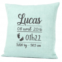 Coussin naissance petits pieds