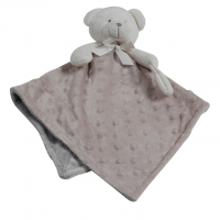 Doudou ourson taupe