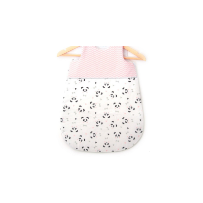 Gigoteuse bébé fille coton panda rose