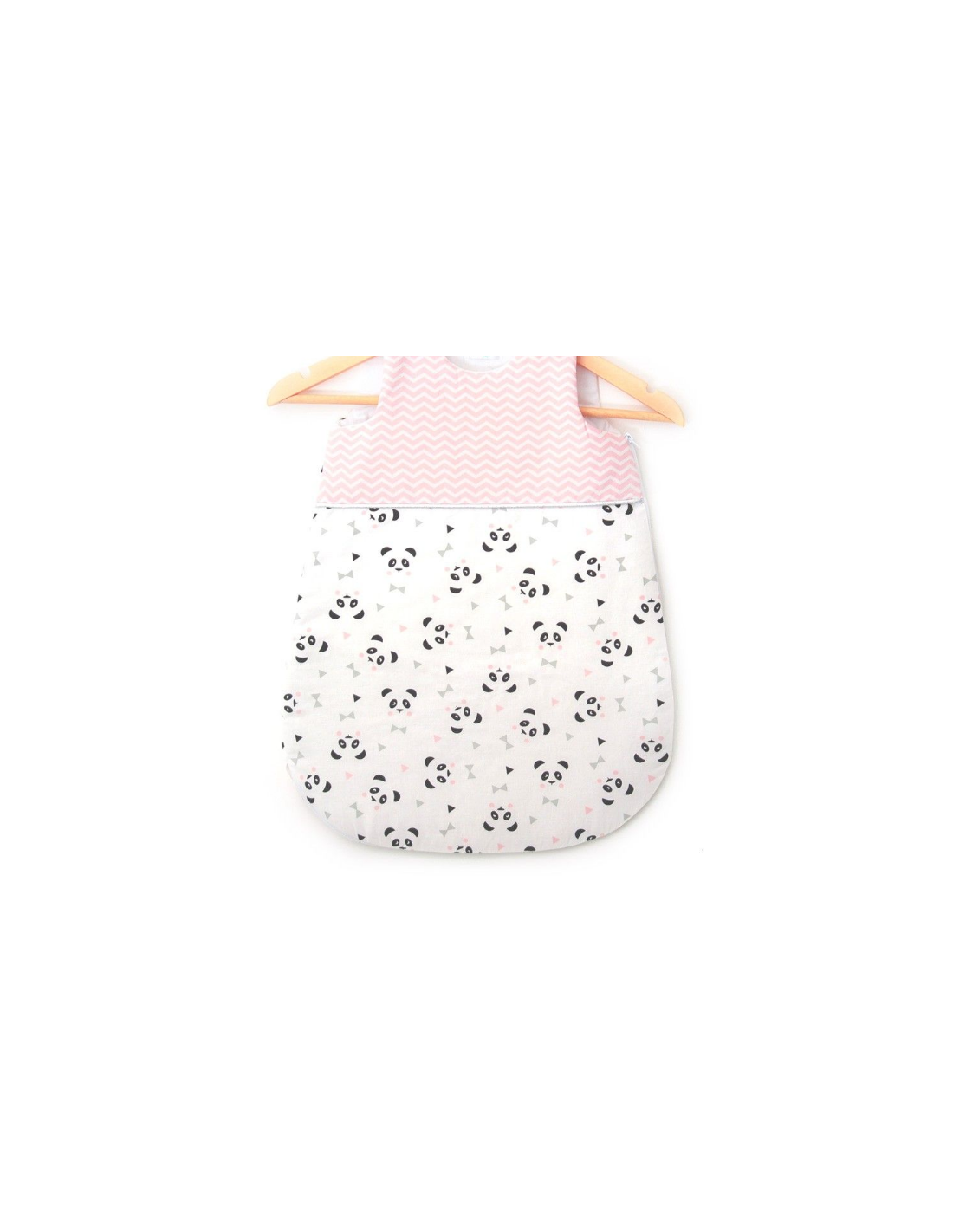 Gigoteuse bebe garcon panda rose