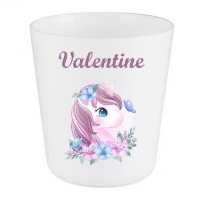 Gobelet Personnalisé Ecole Maternelle Licorne - Verre Enfant Personnalisé  Licorne