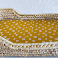 Housse tapis a langer bambou