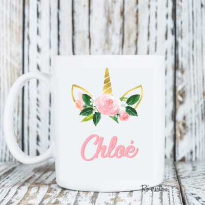 Mug personnalisé - licorne