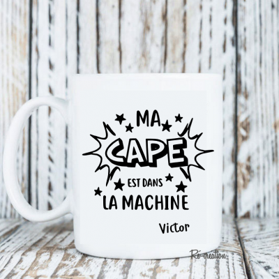 Mug personnalisé - cape