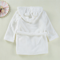 Peignoir polaire blanc