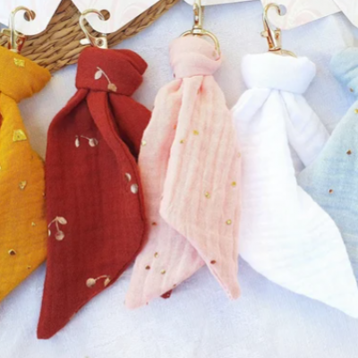 Porte cle tissu