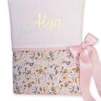 Protege carnet de sante coton liberty rose