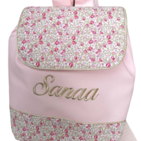 Sac a dos personnalise simili rose liberty