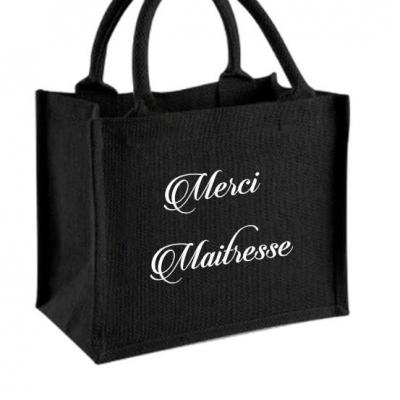 Sac jute maitresse