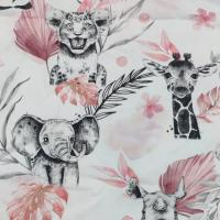 Safari rose lion hippo zebre girafe elephant 1