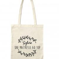 Tote bag sac shopping en coton maitresse 1