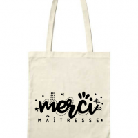 Tote bag sac shopping en coton maitresse 2