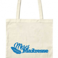 Tote bag sac shopping en coton maitresse 3