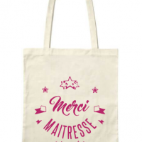 Tote bag sac shopping en coton maitresse 4