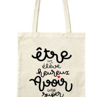 Tote bag sac shopping en coton maitresse 6